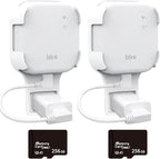 256GB MicroSD Card & Wall Mount for Blink Sync Module XR with Short Cable – Declutter, Save Space, and Effortlessly Enhance Security(2 Pack)