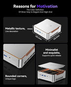 KAMRUI Hyper H2 Mini Gaming PC, in-tel Core i9-11900H (Beat 1195G7/5825U, up to 4.9GHz) 32GB RAM 1TB SSD Mini Desktop Computers, Triple 4K Display 6*USB3.2, USB-C, HDMI, DP, WiFi6, BT5.2, Office Home
