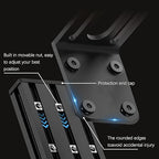 Flight Sim Hotas Desk Mount Compatible with Logitech X56,X52,X52 Pro/Thrustmaster T-Flight Hotas X,SimTask Farmstick,Sol-R2,T16000M FCS/VKB Gunfighter Mk.lll,Gladiator/Pro/Airrow/VPC Mongoos T-50