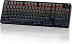 EPOMAKER X Aula F99 PRO Wireless Gaming Keyboard with 8000mAh Battery, Hot Swappable Creamy Keyboard, 2.4GHz/Type-C/BT5.0, NKRO, RGB Backlit for Win/Mac/Gaming (Black Gradient)