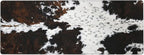 Mouse Pads Western Highland Cowhide Ranch Style Large Mouse Pad, Gaming Mousepad, Keyboard and Mouse Pad with Stitched Edges,PC Desk Mat for Game,Work,Office(31.5"*11.8")