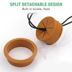 2 Pcs Desk Grommet 2" / 50 mm, Desk Hole Cover for Cables Black and White, Cable Grommet ABS Plastic, Desk Hole Grommet for Home & Office Pc, Detachable Cable Cord Organizer