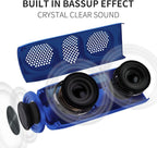 Bluetooth Speaker,MusiBaby M88 Speakers,Dual Pairing, Bluetooth 5.3,Loud Stereo Sound,Booming Bass,30H Playtime for Home& Outdoor Party,Beach,Portable Speaker,Gifts(Blue)