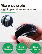 110 Pcs Rubber Grommets Kit - Rubber Plugs for Holes Assorted 6 Sizes 5/16 3/8 1/2 5/8 7/8 1 Inch, Waterproof Firewall Automotive Wires Cables Grommets Set for Sheet Metal Electric Box Desk