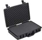MEIJIA Portable Waterproof Protective Case,Hard Camera Case,Customized Fit Foam Inserted, Elegant Black,Fit for Camera, Equipments, Lens,Drones(Black)