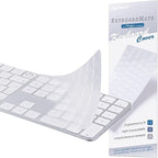 Keyboard Cover for 2024 M4 iMac Magic Keyboard (Europe Layout, 7 Shape Enter Key)(Model A3119, Touch ID, with Numeric Key) - Ultra Thin, Protective and Clear Keyboard Cover Protector Skin