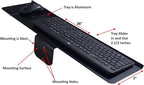 SDS iMount 1.0 Wall Mount Utility Stand – Versatile 7"x26" Tray for Keyboard, Laptop, Tablet, Gaming Consoles, Cable & Stereo Equipment – Space-Saving Workstation Solution (Large)