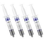 HY-510-100g (25g*4) Thermal Conductivity: >1.93W/m-k CPU Thermal heatsink Paste Silicone Grease Compound Non-Conductive for pc CPU gpu PS4 100 Gram