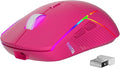 FFJ Wireless Gaming Mouse, 24000 DPI, Tri-Mode 2.4G/USB-C/Bluetooth 5.3 Gaming Mouse Wireless, RGB Programmable Mouse Gamer, 75Hrs Battery Life, Rechargeable Gaming Mice for PC, Mac, PS5, Xbox-Magenta