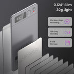 AI Voice Recorder, Note Voice Recorder - Transcribe & Summarize, AI Noise Cancellation Technology, Supports 152 Languages, 64GB Memory APP Control Audio Recorder for Lectures, Meetings, Calls, Gray