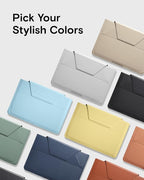 MOFT Laptop Carry Sleeve, 2-in-1 Laptop Bag & Stand for 15"-16" MacBook Air/Pro & Dell/HP/Lenovo/Asus, Stylish Slim Computer Sleeve Bag with Expandable Storage for Computer Accessories, Class Nude