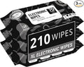 Air Jungles Electronic Screen Cleaning Wipes 70 Count (Pack of 3), Large 8"x10" Cleaner Wipes for Phones, Laptops, Monitors, TVs, Tablets, Glasses, Keyboards, Computer,Quick Dry