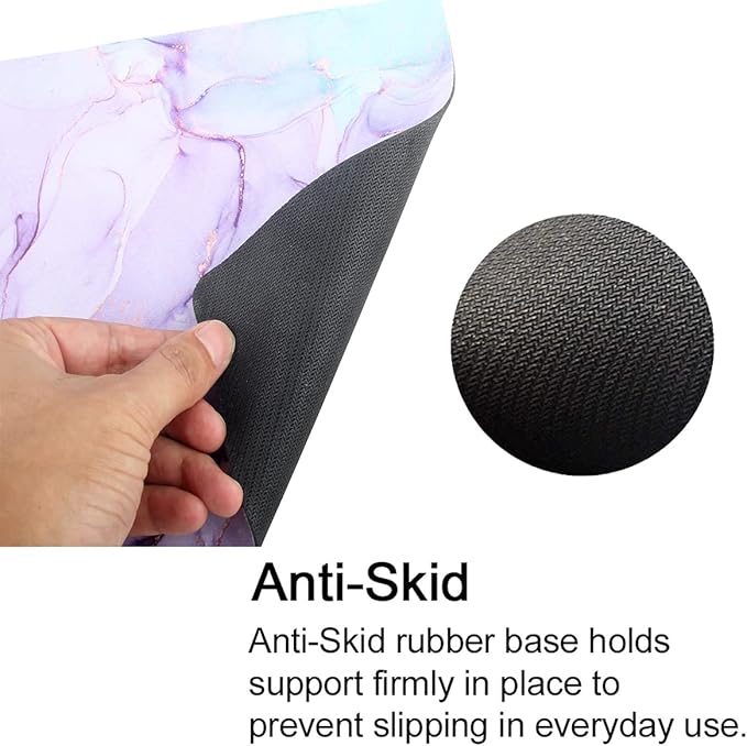 Mouse Pad, Gaming Mouse Pad, Non-Slip Rubber Base Mouse Mat with Designs for Laptop, Computer & Office, 9.5 x 7.9 x 0.12 inches (Marble 3)
