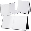 Zhanmai 4 Pcs Folding Blank Game Board, 20" x 20" DIY Create Make Your Own Game Board, Blank Quad Fold Dry Erase Battle for Family School Classroom DIY Activities