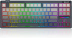 Redragon K729 PRO 80% Wireless Gasket RGB Gaming Keyboard, 3-Mode TKL Mechanical Keyboard w/Knob Control, Gradient PBT Keycaps, Hot-Swap South-Facing Socket & 5-Layer Dampener, Custom Silent Switch