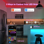 2.4G WiFi SPI RGBW Controller DR04W & RC03RF RF Remote Set, Control by Smart Life/Tuya APP/Alexa/Google Home, Support SK6812RGBW/SMD WS2814 IC etc Addressable RGBW LED Strip STA Mode