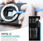 Professional Camera Cleaning Kit (with Waterproof Case),Including Cleaning Solution/5 APS-C Cleaning Swabs/Lens Pen/Air Blower/Cleaning Cloth for DSLR Cameras(Canon,Nikon,Sony)