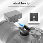 NEEWER Cold Shoe Mount Adapter Compatible with DJI Mic 2 Rode Wireless GO II Hollyland Saramonic NEEWER Wireless Mini Microphone, Anti Interference Offset Contact Design for Speedlite Flash, UA079