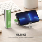 CLICK CLEAN Screen Cleaner, Fingerprint Proof Screen Cleaner Spray, All-in-One Cleaner with Microfiber and Shell for All Phones, Laptop and Tablet Screens (Green)