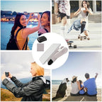 2024 Smartphone Camera Mirror Reflection Clip Kit -【New Version】 Smartphone Selfie Reflector, Adjustable Mobile Phone Reflection Camera Clip, Mirror Reflection Phone Clip for All Phones (1PC-Balck)