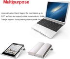 Laptop Stand,Aluminum Portable Foldable Laptop Support Stand Holder Desk Table Mobile Phone Stand for iPad MacBook Pro Air Notebook