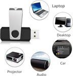Aiibe 5 Pack 64GB USB 3.0 Flash Drive 64GB USB 3.0 Drive 5 Pack Thumb Drive Memory Stick USB Stick 64GB (5 Mixed Colors: Black Red Cyan Green Purple)