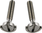 E-outstanding D Ring Hinged Screw 2PCS 1/4-20 Thread D-Ring Stainless Steel Camera Fixing Screws for Camera Tripod Monopod QR Plate 30mm Length