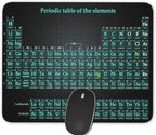 Gaming Mouse Pad，Periodic Table of The Elements Rectangle Mouse Pad Size(9.84"x7.87")