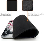 Mouse Pad, Cute Japanese Cherry Blossom Mouse Pads for Desk, 9.5" x 7.9" Non-Slip Rubber Base Computer Mousepad with Women, Portable Square Design for Wireless Mouse and Pad Laptop Office & Travel