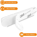 Cord Organizer Cable Holder Management – 5 Pack White Cable Clips Cord Holder for Nightstand, Desk, Car | Adhesive Cable Organizer Wire Holders for Cords, Charger, Office, Desk