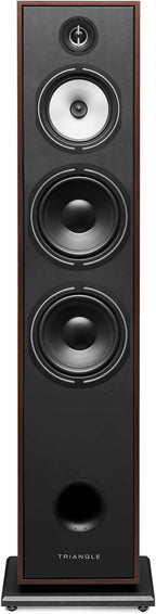 triangle - BOREA BR10 Hi-Fi Floorstanding Speakers - Power handling 200W - Efficiency 92 dB/W/m - 21cm Drivers - Versatile Music and Home Cinema - 245 x 1110 x 380 mm - Walnut (Piece)