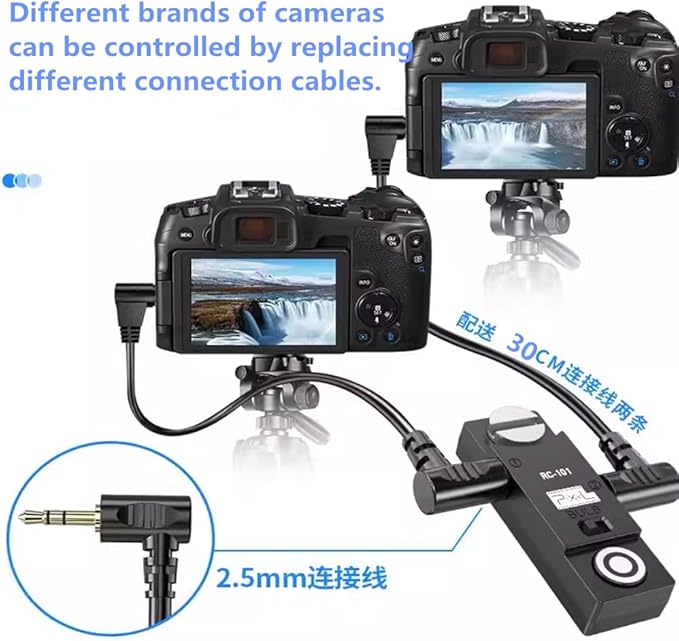 for Leica SL2 SL3 SL2S The Camera Releases The Shutter Cord Remote Control RC101-sl2 Remote 1/4 Screw Fixing Small Release Button Handle、 Hand Handle, cage Accessories (RC101-SL2)