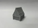 Paintable Tabletop Miniature Little Town Building Terrains Compatible with RPG War Games - 18mm Scale Dioramas Building Set Scenery with Medieval Architecture Style by HAUTICO (HVillageHouses2-1)