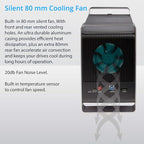 Syba 5 Bay 2.5" and 3.5" SATA HDD External USB 3.0 / eSATA RAID Hard Drive Enclosure Support 120TB & RAID 0/1/5/10/JBOD Mode SY-ENC50122