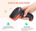 Tera Pro Wireless 2D QR Barcode Scanner 3 in 1 Bluetooth & 2.4GHz Wireless & USB Wired Connection Connect Smart Phone Tablet PC Image Bar Code Reader with Vibration Alert Model HW0002-O