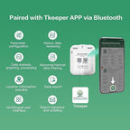 Freshliance Temperature Humidity Data Logger Recorder Bluetooth with 2pcs External Probe, Digital Refrigerator Thermometer Hygrometer, Remote Data Recording Analysis Alarm by Smart APP,BlueTag TH30R-I