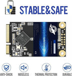 Dogfish mSATA SSD 512GB 3D NAND TLC SATA III 6 Gb/s, mSATA (30x50.9mm) Internal Solid State Drive - Compatible with Desktop PC Laptop - (MSATA 512GB)