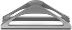 HumanCentric Vertical Laptop Stand for Desks in Space Grey, Upright Adjustable Holder to Dock Apple MacBook, MacBook Pro, and Other Laptops to Organize Work & Home Office, Automatic Grip