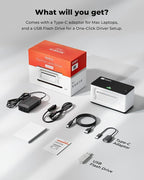 MUNBYN Bluetooth Thermal Label Printer 941B, Wireless 300DPI 4x6 Shipping Label Printer for Small Business, Compatible with Windows, Mac, iPhone, Android, PC, Ebay, Amazon, Shopify, Etsy, USPS (White)