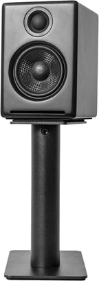 Kanto SP9 Rising Desktop Speaker Stands for Small/Medium Bookshelf Speakers & Compact/Mid-Size 2”-4” Studio Monitors | 8.3" Tall | Black | Pair