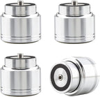 Tertullus 4pcs Aluminum Speaker Isolation Feet Sound Isolation Maglev Feet Speaker Stand Turntable Feet (48mm×42mm)