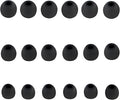 Earbud Tips Replacement Earbud Tips Ear Bud Replacement Pieces Silicone Soft and Comfortable Fit for Inner Hole from 3.8mm - 5.1mm Earphones 9 Pairs S/M/L Gray-Black