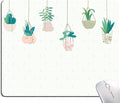 Mouse Pad, Plants Mouse Pad, Square Mouse Mat Waterproof Mousepad Non-Slip Rubber Base Mouse Pads for Office Laptop