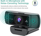 NexiGo N680 1080P Business Webcam with Microphone, Software and Privacy Cover, AutoFocus, Streaming USB Web Camera, for Online Class, Zoom Meeting Skype Facetime Teams, PC Mac Laptop Desktop