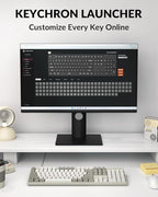 Keychron C2 Pro Wired Mechanical Keyboard with 8K Hz Polling Rate, Full Size Custom RGB Backlit Hot-Swappable, Non-Shine Through PBT Keycaps Compatible with Mac Windows Linux (Silent Banana Switch)