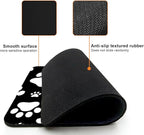 Mouse Pad, Cute White Dog Paw Mouse Pads for Desk, 9.5" x 7.9" Non-Slip Rubber Base Computer Mousepad with Women, Portable Square Design for Wireless Mouse and Pad Laptop Office & Travel