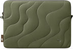 tomtoc 360 Protective Puffy Laptop Sleeve for 15-inch MacBook Air M4/A3241 2025, M3/A3114 2024, M2/A2941 2023, 15-inch Surface Laptop 7th(Copilot+ PC)/6/5/4/3, Quilted Puffer Soft Computer Case Bag