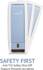 Ivation 13-Pint Small-Area Desiccant Dehumidifier Compact and Quiet - With Continuous Drain Hose for Smaller Spaces, Bathroom, Attic, Crawlspace and Closets - For Spaces Up To 270 Sq Ft, White