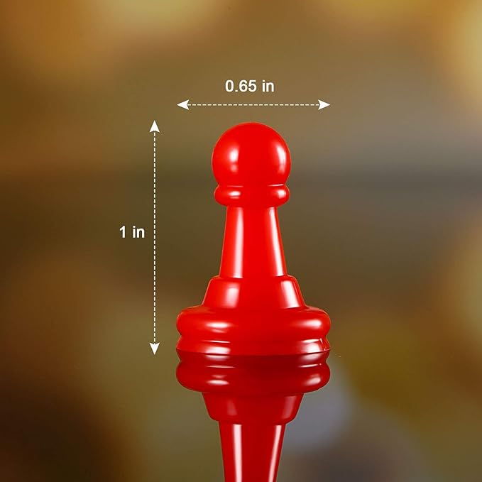 Gejoy 128 Pcs Board Game Pieces Multicolor Plastic Pawns Game Pieces for Board Games Chess,1 Inch Game Pawns, Tabletop Markers, Arts and Crafts