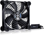 SCCCF Quiet 120mm USB Fan, 5V USB Portable Cooling Fan for Flat Panel TV Receiver Router DVR Playstation Xbox Computer Cabinet Cooler